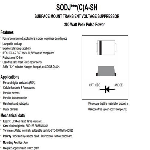 TVS保护二极管 TVS Diodes