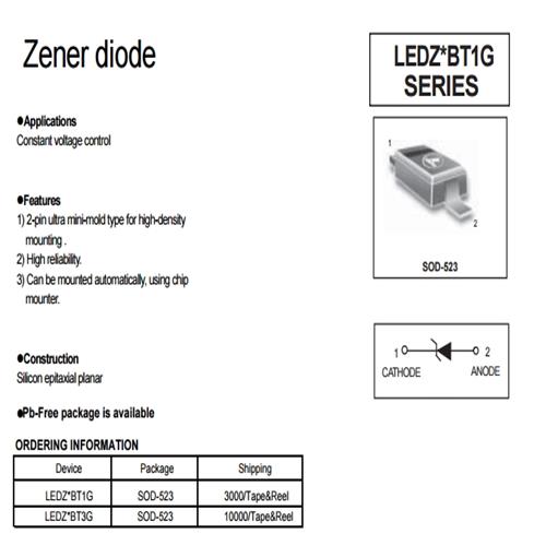 通用ESD保护二极管 STD ESD Diodes
