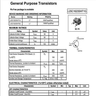 通用三极管General Purpose Transistors